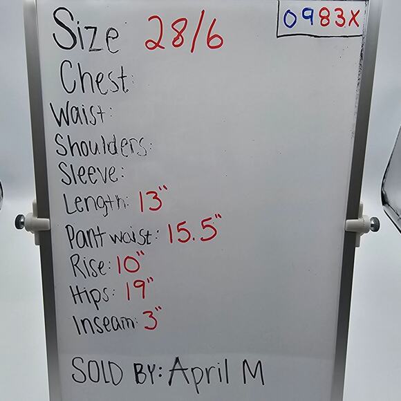 Cosmic Blue Love Womans size 28/6 Jonah Denim Jean Shorts Camelia Rose Pink NEW - Picture 8 of 8